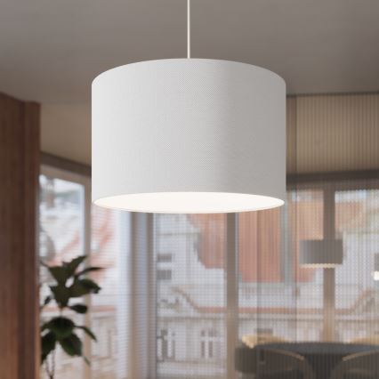 Chandelier on a string NOVA 1xE27/15W/230V d. 30 cm white