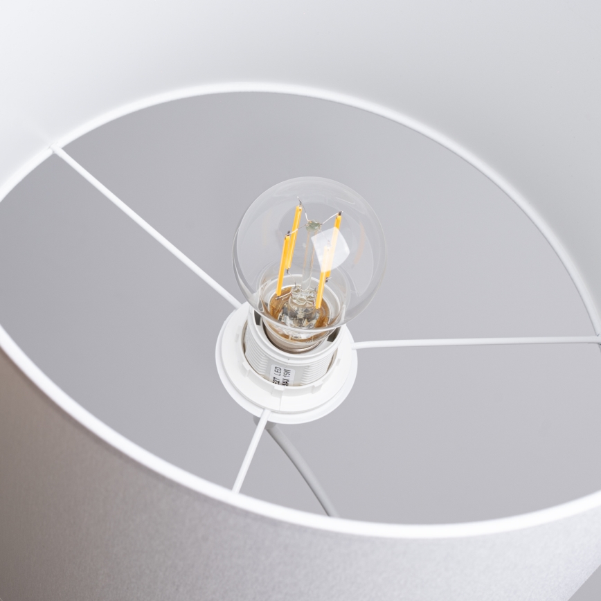 Chandelier on a string NOVA 1xE27/15W/230V d. 30 cm white