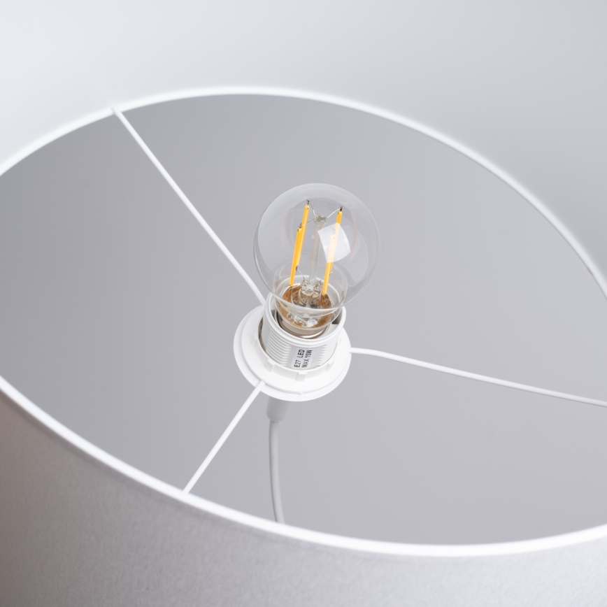 Chandelier on a string NOVA 1xE27/15W/230V d. 40 cm white