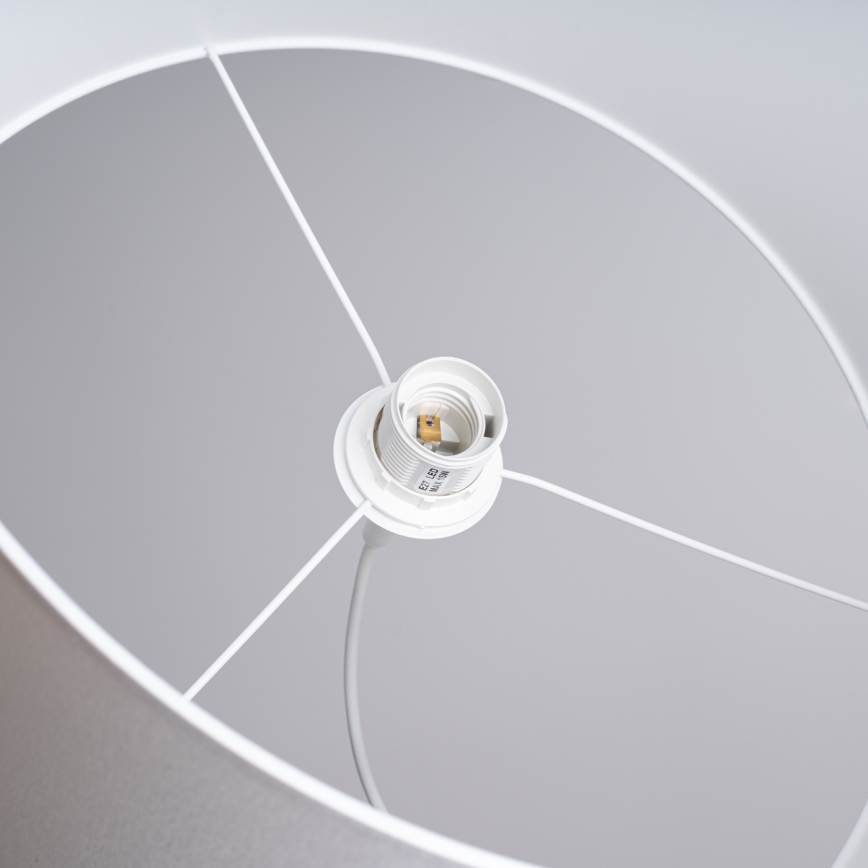 Chandelier on a string NOVA 1xE27/15W/230V d. 40 cm white