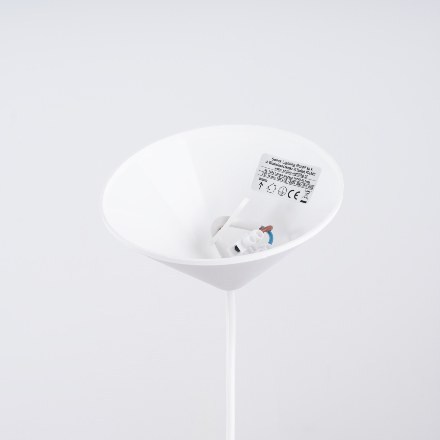 Chandelier on a string NOVA 1xE27/15W/230V d. 40 cm white