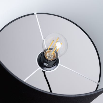 Chandelier on a string NOVA 1xE27/15W/230V d. 30 cm black