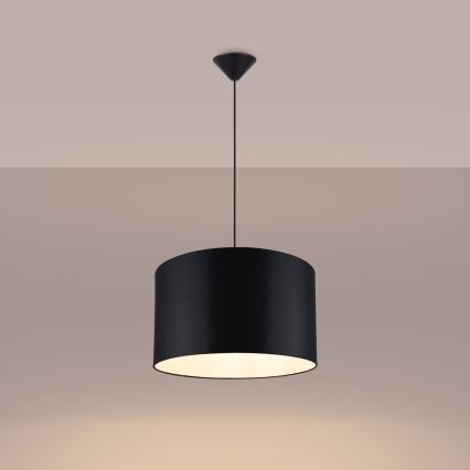 Chandelier on a string NOVA 1xE27/15W/230V d. 40 cm black