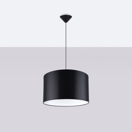 Chandelier on a string NOVA 1xE27/15W/230V d. 40 cm black