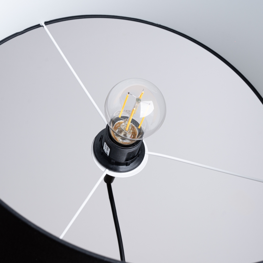 Chandelier on a string NOVA 1xE27/15W/230V d. 40 cm black