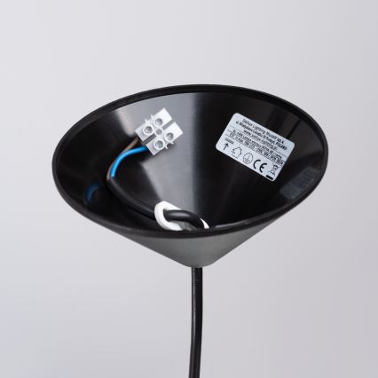 Chandelier on a string NOVA 1xE27/15W/230V d. 40 cm black