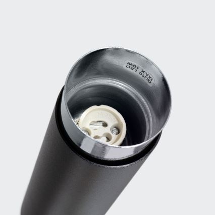 Spotlight NERO 1xGU10/10W/230V 22,5 cm black/shiny chrome