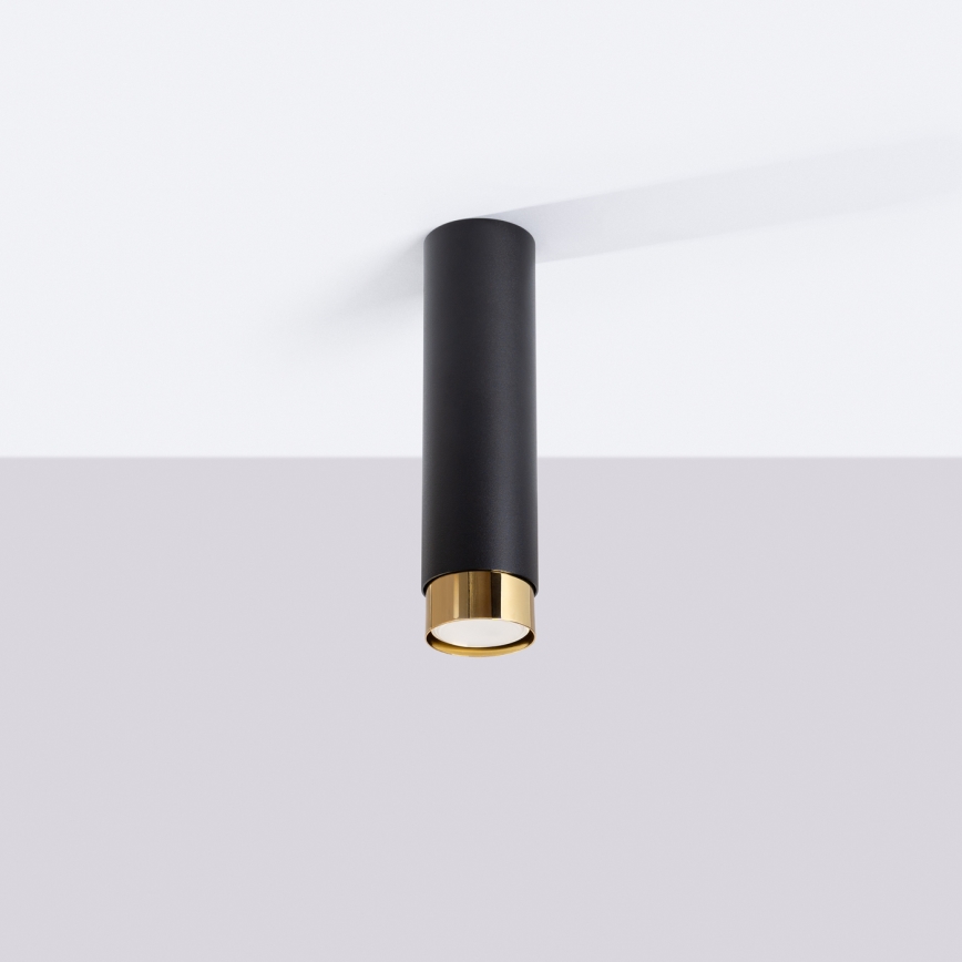 Spotlight NERO 1xGU10/10W/230V 22,5 cm black/gold