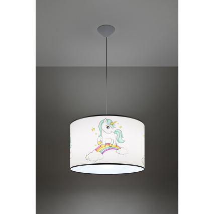 Children's chandelier on a string UNICORN 1xE27/15W/230V d. 40 cm unicorn