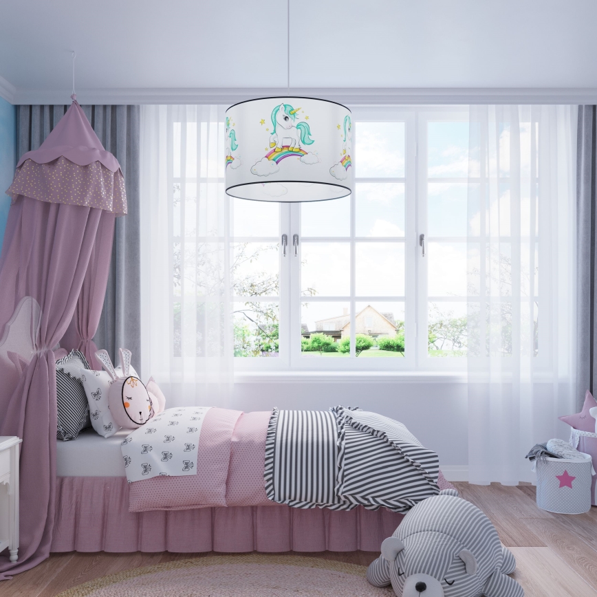 Children's chandelier on a string UNICORN 1xE27/15W/230V d. 40 cm unicorn