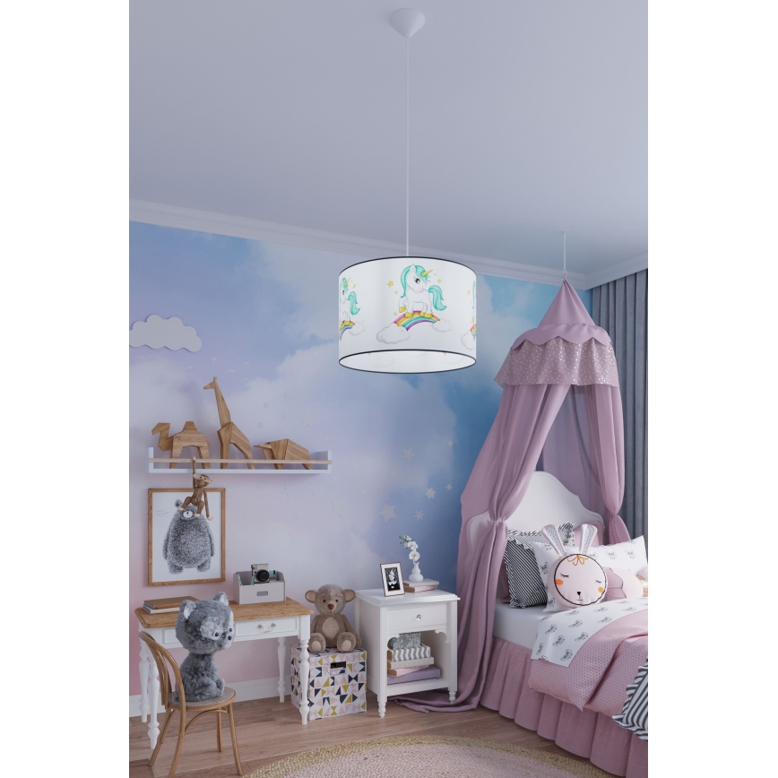 Children's chandelier on a string UNICORN 1xE27/15W/230V d. 40 cm unicorn