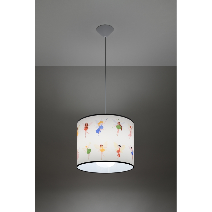 Children's chandelier on a string FAIRY 1xE27/15W/230V d. 30 cm fairy