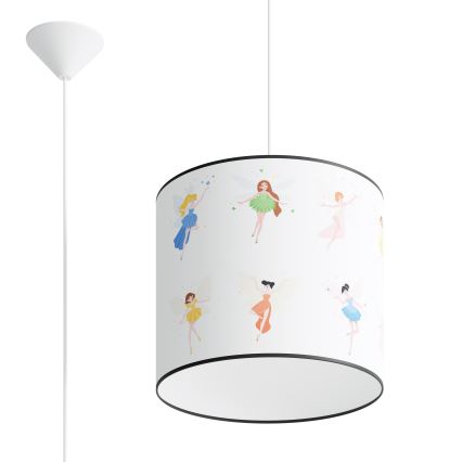 Children's chandelier on a string FAIRY 1xE27/15W/230V d. 30 cm fairy