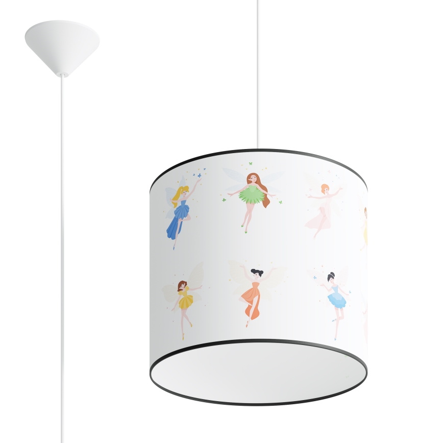 Children's chandelier on a string FAIRY 1xE27/15W/230V d. 30 cm fairy