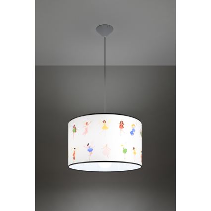 Children's chandelier on a string FAIRY 1xE27/15W/230V d. 40 cm fairy