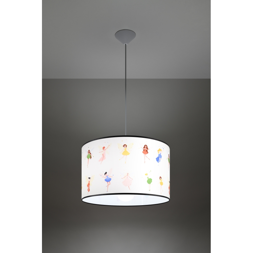 Children's chandelier on a string FAIRY 1xE27/15W/230V d. 40 cm fairy
