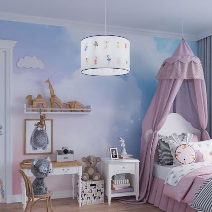 Children's chandelier on a string FAIRY 1xE27/15W/230V d. 40 cm fairy