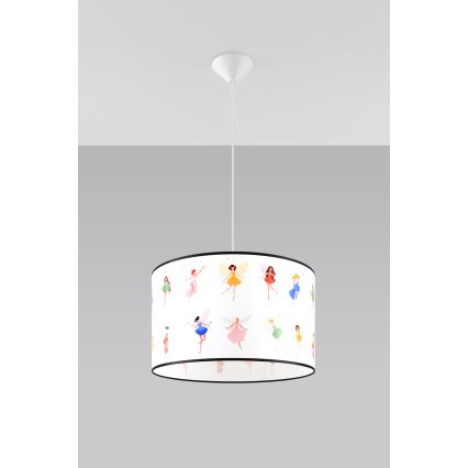 Children's chandelier on a string FAIRY 1xE27/15W/230V d. 40 cm fairy