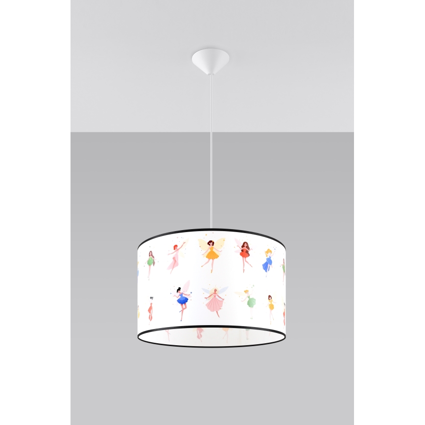 Children's chandelier on a string FAIRY 1xE27/15W/230V d. 40 cm fairy