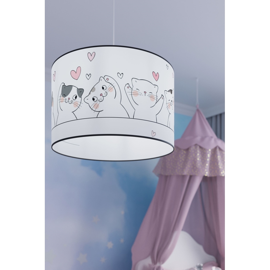 Children's chandelier on a string CAT 1xE27/15W/230V d. 40 cm cat