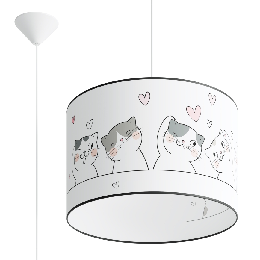 Children's chandelier on a string CAT 1xE27/15W/230V d. 40 cm cat