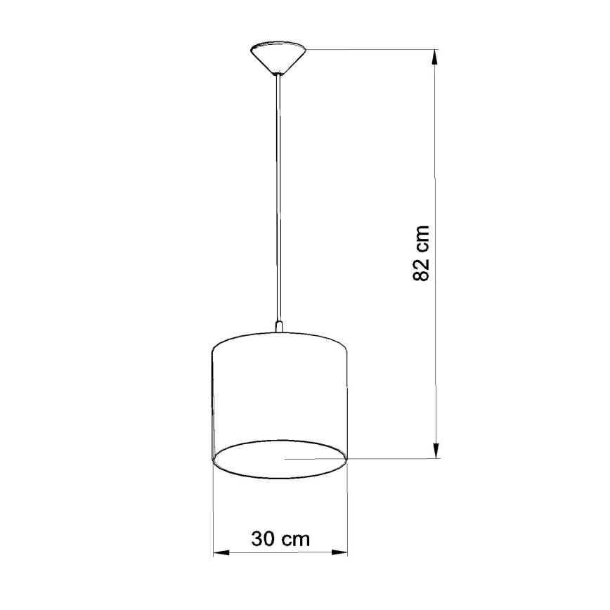 Children's chandelier on a string OWLS 1xE27/15W/230V d. 30 cm owls