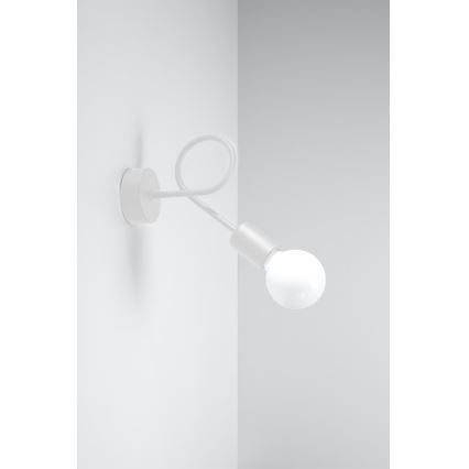 Wall lamp LOOP 1xE27/15W/230V white