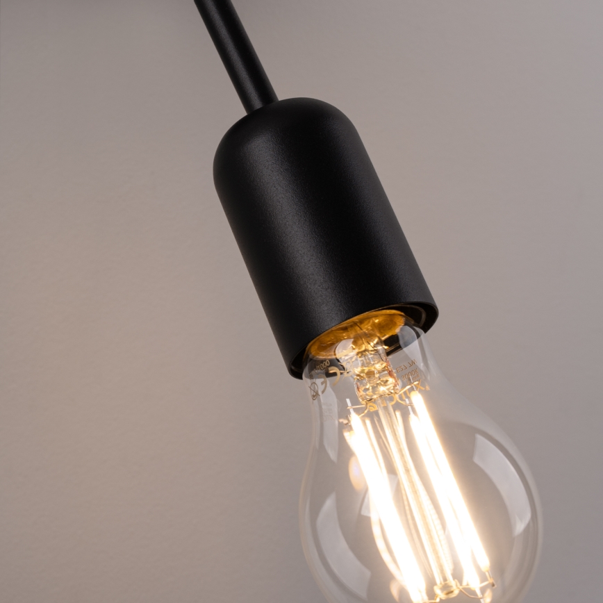 Wall lamp LOOP 1xE27/15W/230V black