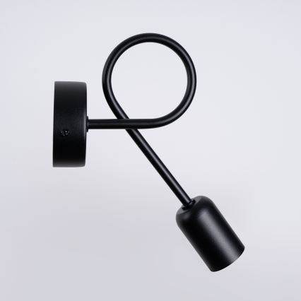 Wall lamp LOOP 1xE27/15W/230V black