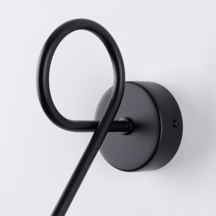 Wall lamp LOOP 1xE27/15W/230V black