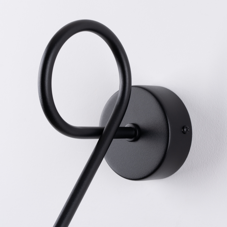 Wall lamp LOOP 1xE27/15W/230V black