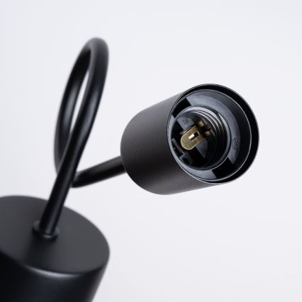 Wall lamp LOOP 1xE27/15W/230V black