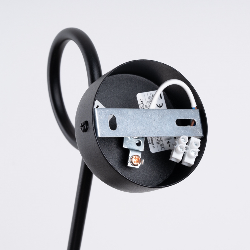 Wall lamp LOOP 1xE27/15W/230V black