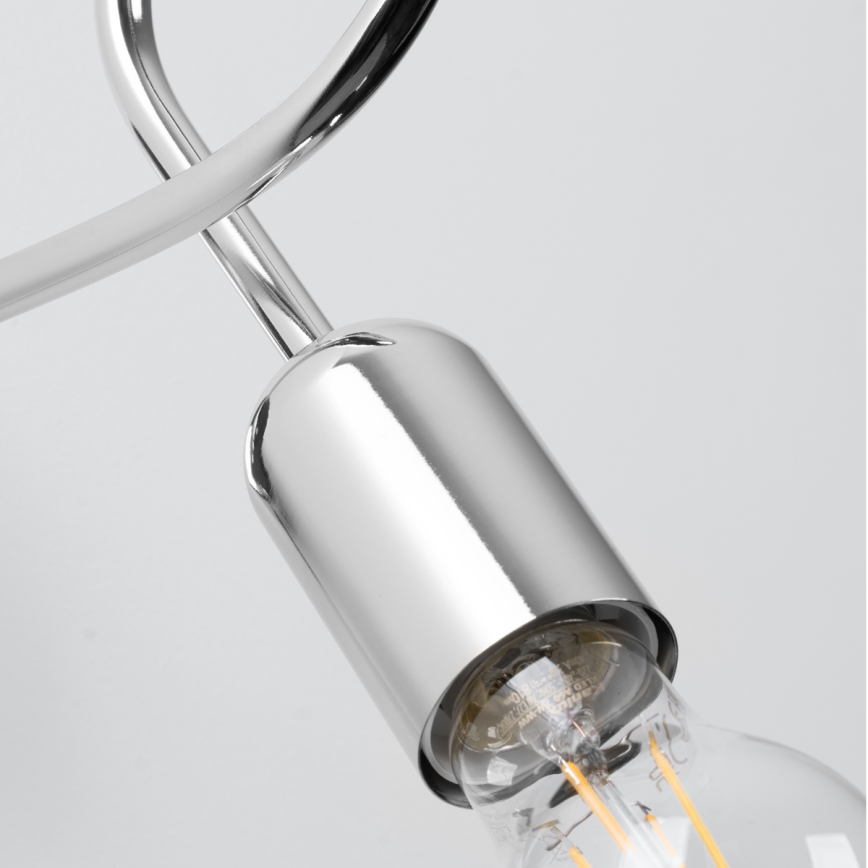 Wall lamp LOOP 1xE27/15W/230V shiny chrome