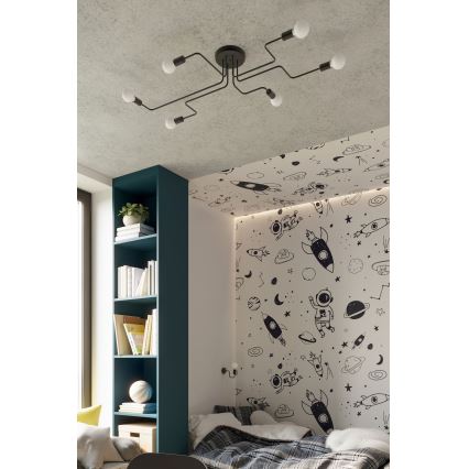 Wall lamp VECTOR 1xE27/15W/230V black