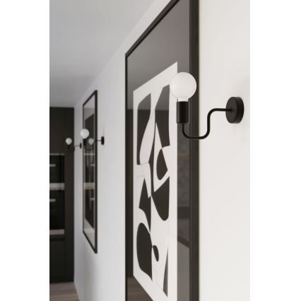 Wall lamp VECTOR 1xE27/15W/230V black
