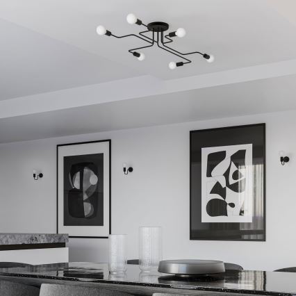 Wall lamp VECTOR 1xE27/15W/230V black