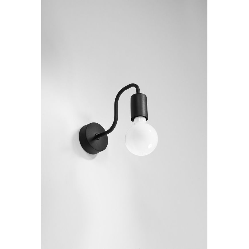 Wall lamp VECTOR 1xE27/15W/230V black