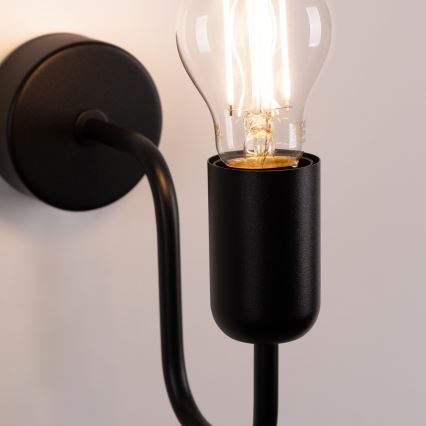 Wall lamp VECTOR 1xE27/15W/230V black