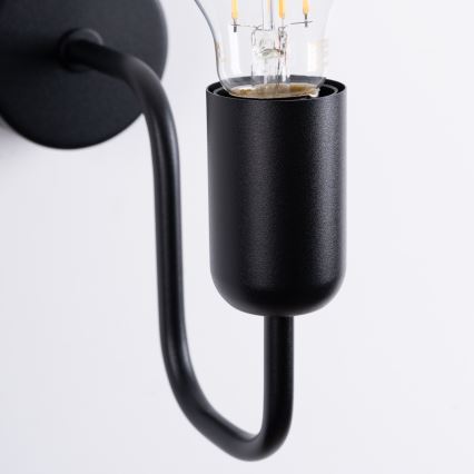 Wall lamp VECTOR 1xE27/15W/230V black