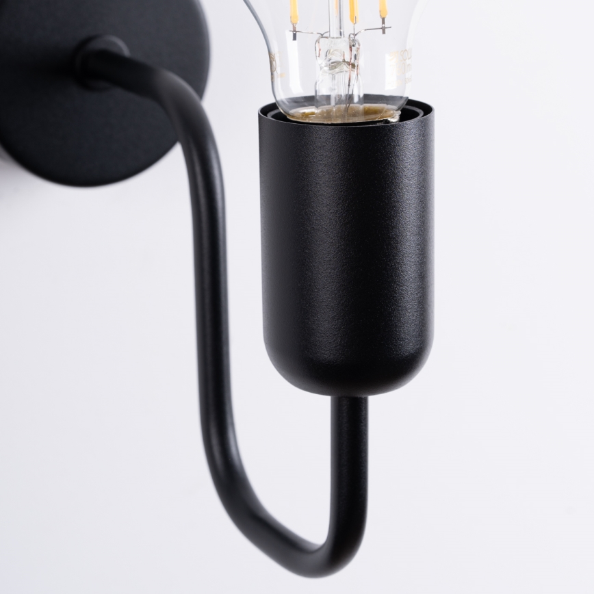 Wall lamp VECTOR 1xE27/15W/230V black