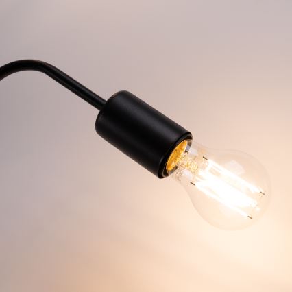Surface-mounted chandelier VECTOR 4xE27/15W/230V black