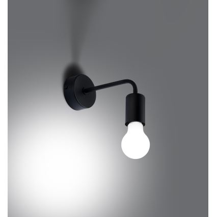 Wall lamp NORAH 1xE27/15W/230V black