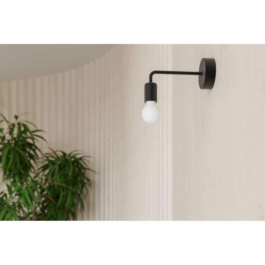 Wall lamp NORAH 1xE27/15W/230V black