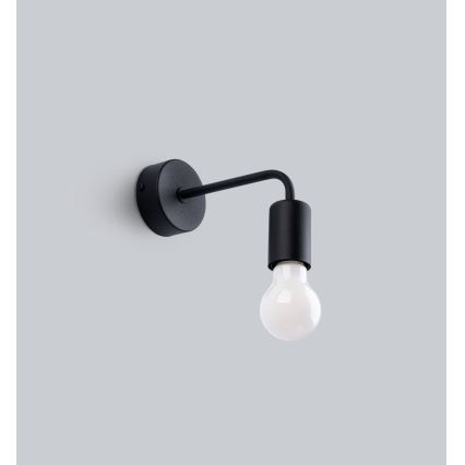 Wall lamp NORAH 1xE27/15W/230V black