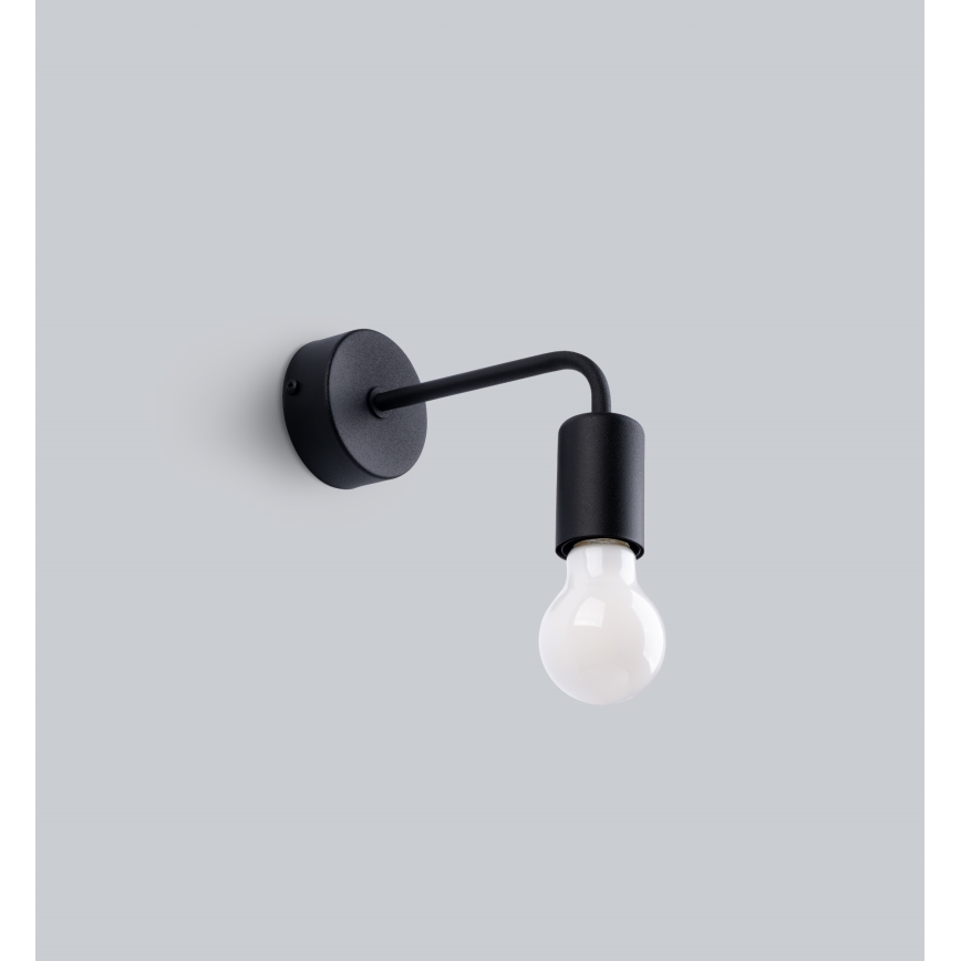 Wall lamp NORAH 1xE27/15W/230V black