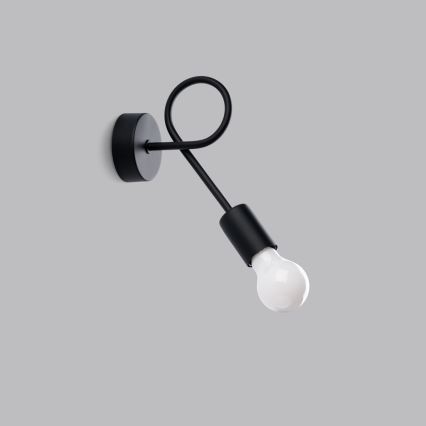 Wall lamp LEVAR 1xE27/15W/230V black