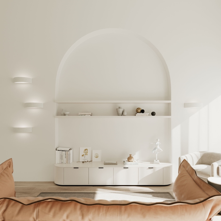 Wall light ATENA 1xE27/15W/230V 20 cm white