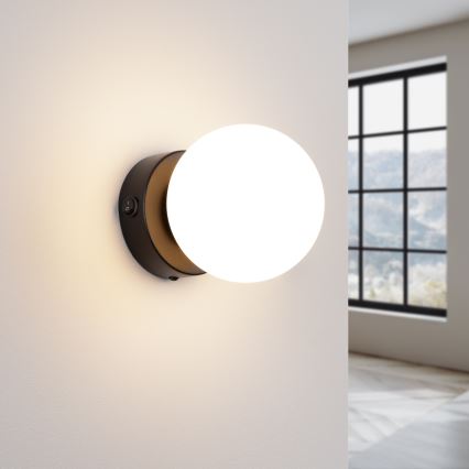 Wall light YOLI 1xG9/8W/230V black