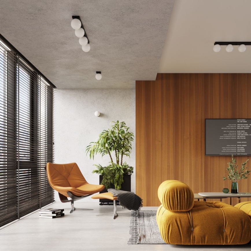 Wall light YOLI 1xG9/8W/230V black
